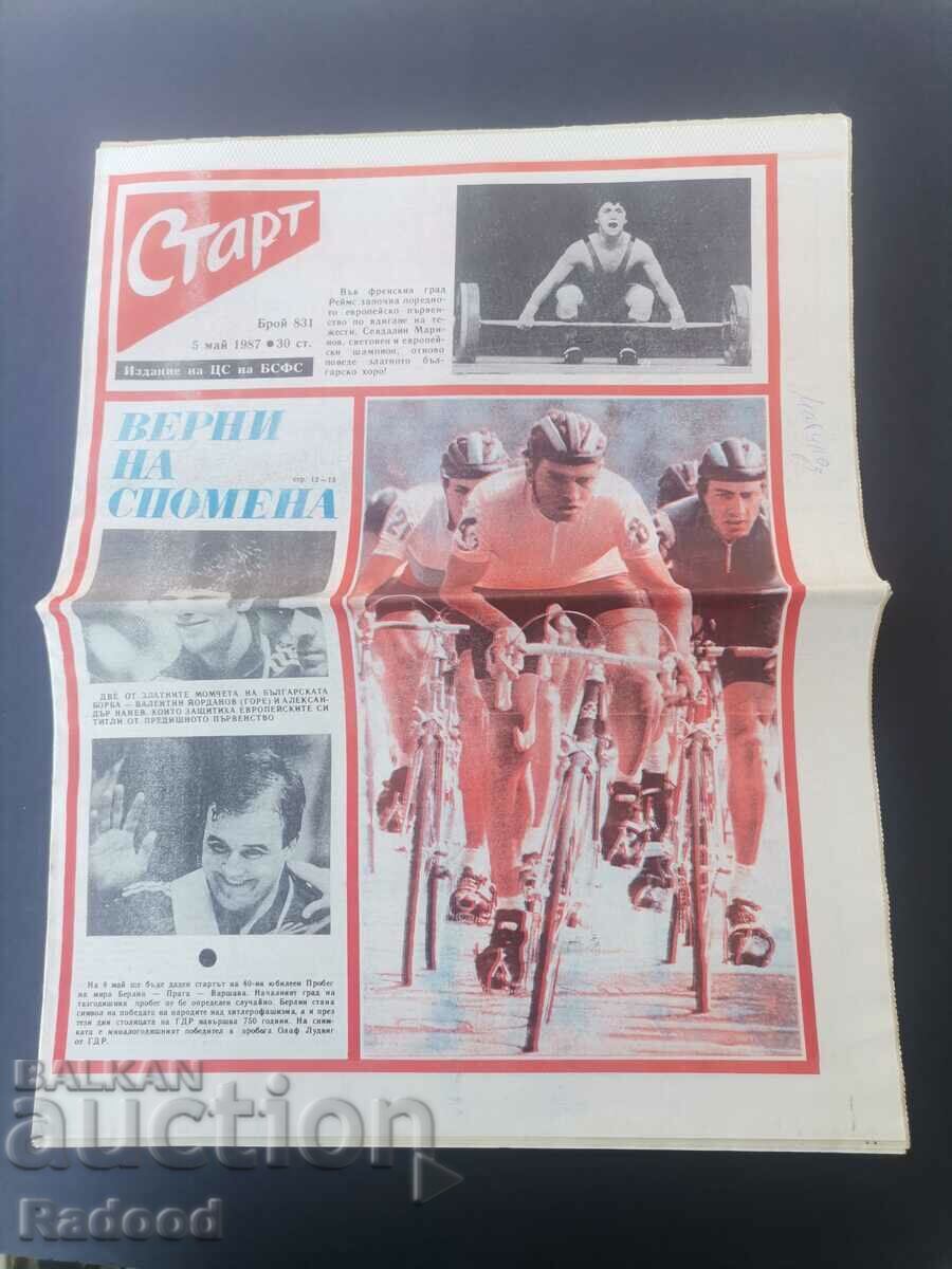 In "Start". Number 831/1987