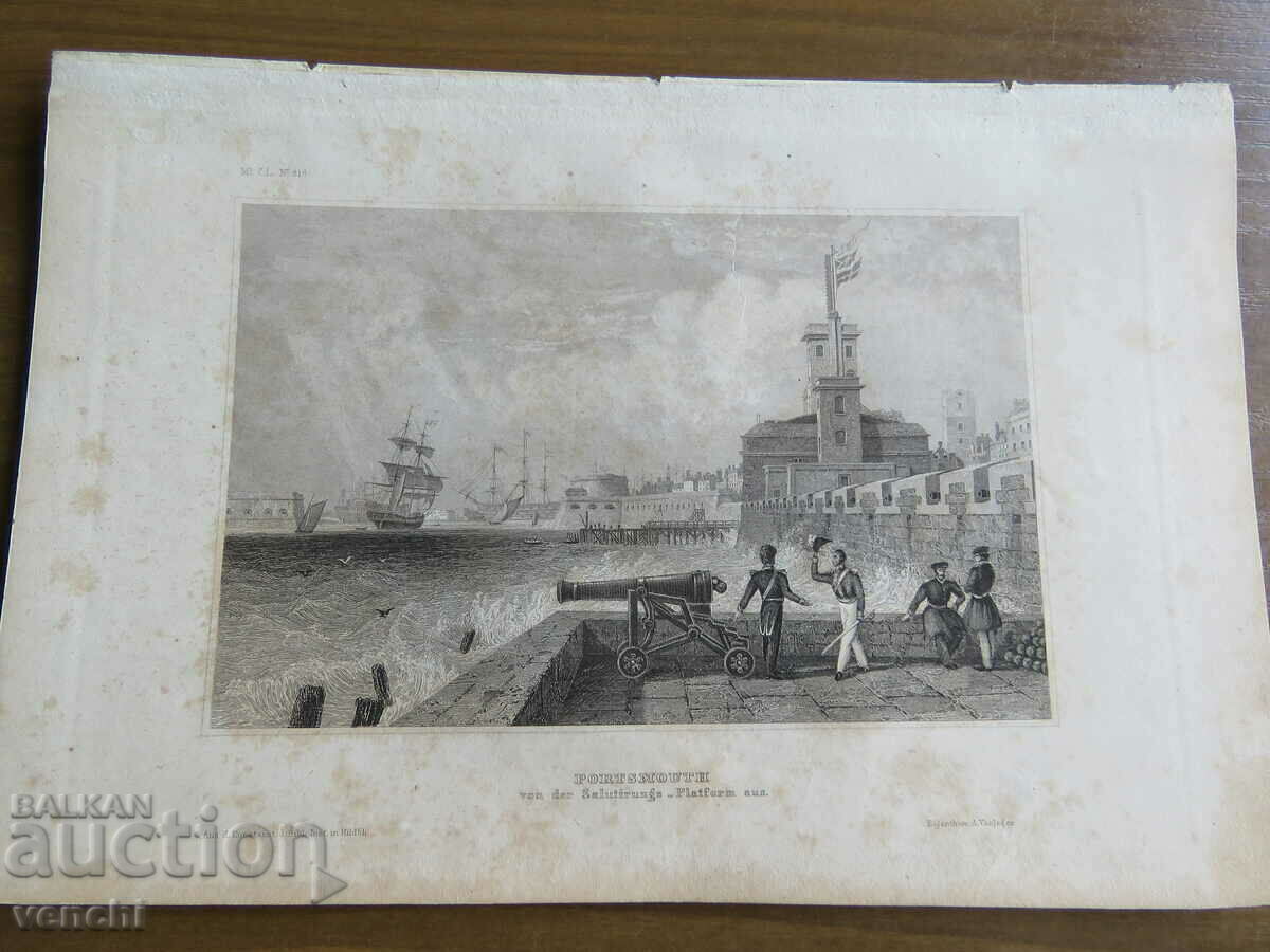 1822 - ΠΑΛΙΑ ΧΑΡΑΚΤΙΚΗ - ΠΟΡΤΣΜΟΥΘ - ΗΝΩΜΕΝΟ ΒΑΣΙΛΕΙΟ με τιμή 29.99 BGN | € 15.33