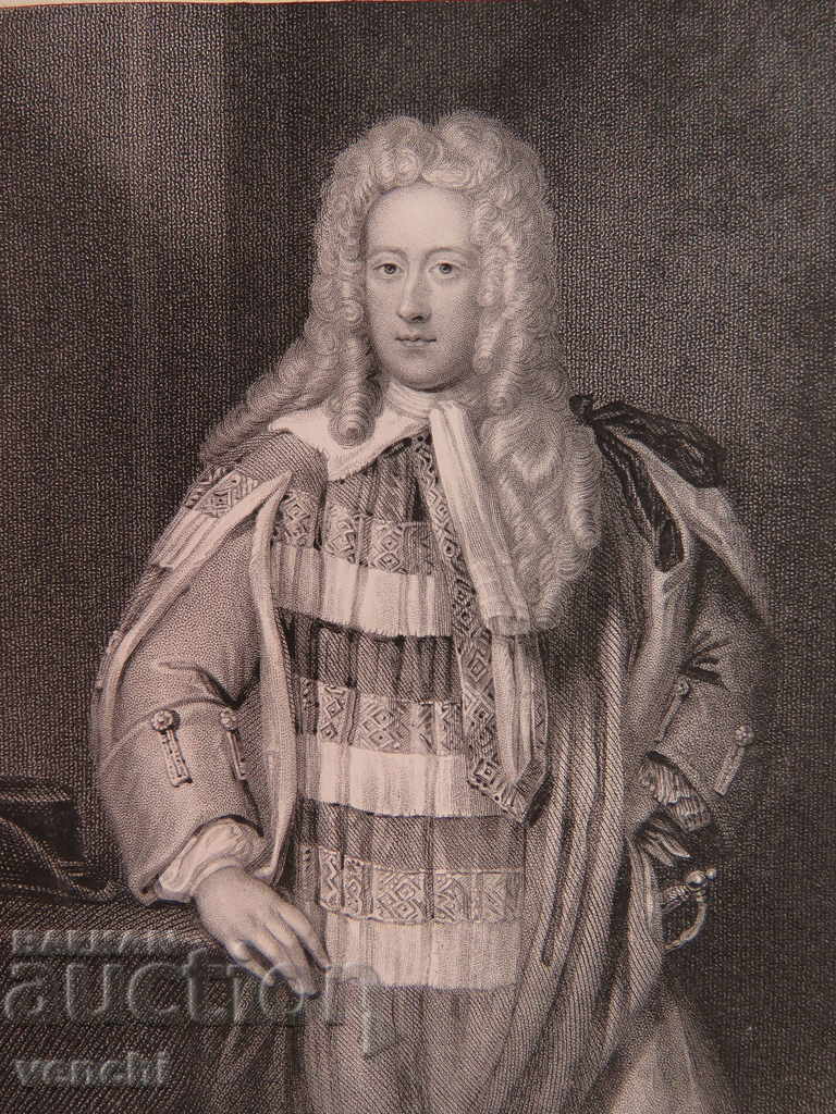 Auction 1869 - ENGRAVING - Henry St. John - ORIGINAL Auction 1869 - ENGRAVING - Henry St. John - ORIGINAL