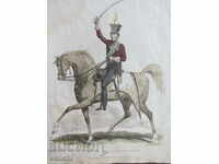 1816 - GRAVURA - PRINȚUL SAKS COBURG - LONDRA - ORIGINAL