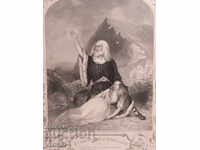 1860 - GRAVURA - SHAKESPEARE - ORIGINAL