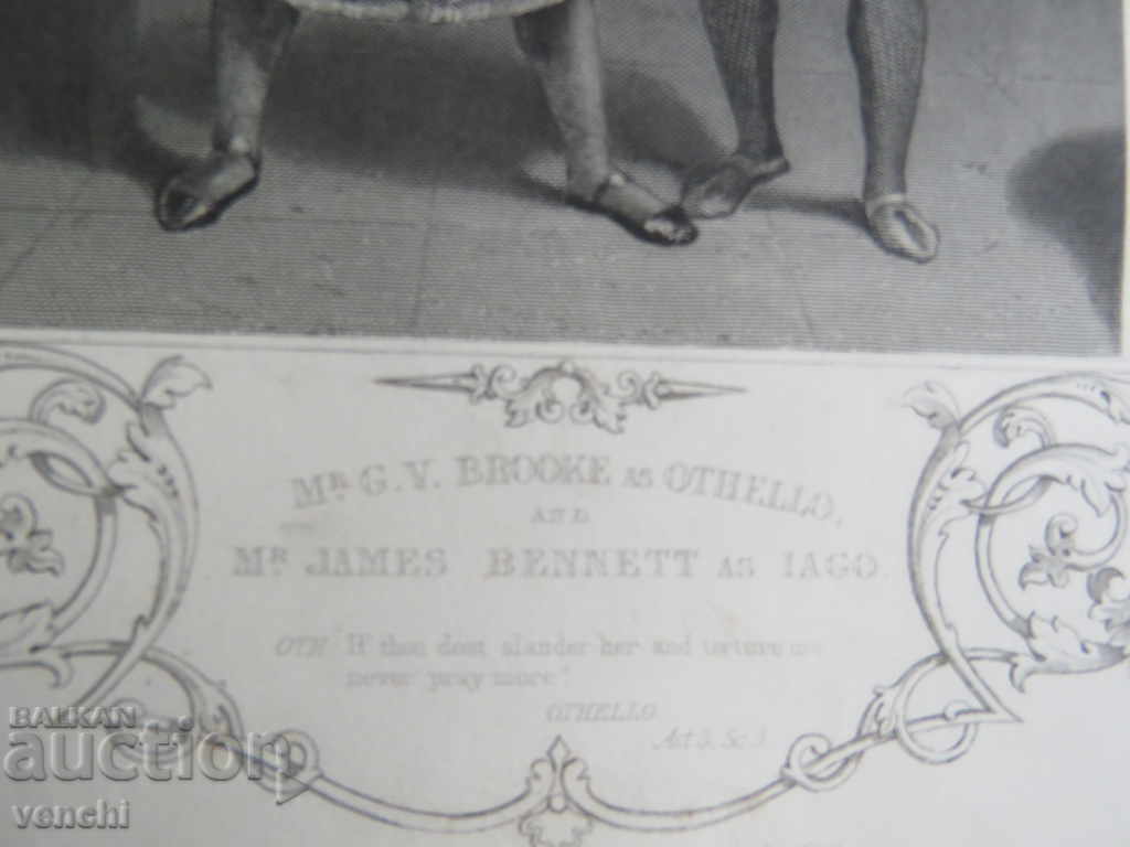 Auction 1860 - ENGRAVING - SHAKESPEARE - ORIGINAL Auction 1860 - ENGRAVING - SHAKESPEARE - ORIGINAL