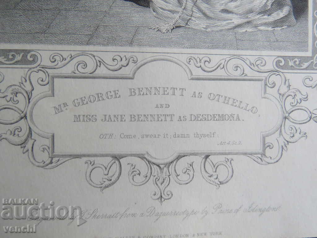 Auction 1860 - ENGRAVING - SHAKESPEARE - ORIGINAL Auction 1860 - ENGRAVING - SHAKESPEARE - ORIGINAL