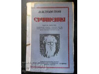 L. N. Tolstoi „Scrieri” volumul 3 - ed. 1924