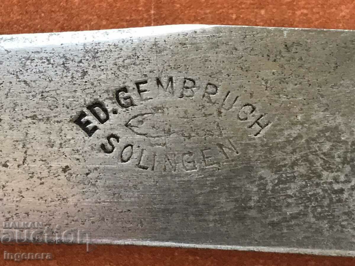 Auction SERVICE KNIFE SOLINGEN SOLINGEN FISH IVORY Auction SERVICE KNIFE SOLINGEN SOLINGEN FISH IVORY