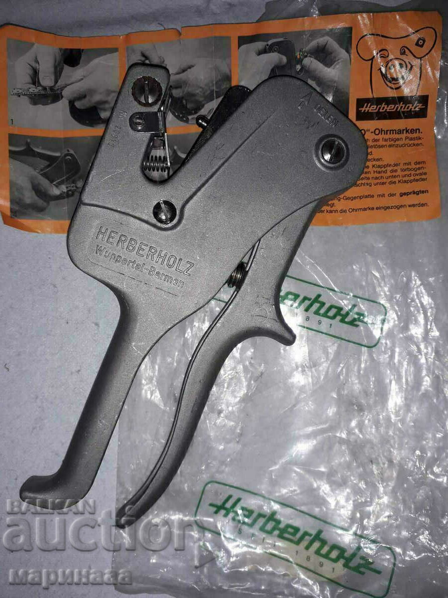 ANIMAL MARKING PLIERS. GERMANY ANIMAL MARKING PLIERS. GERMANY