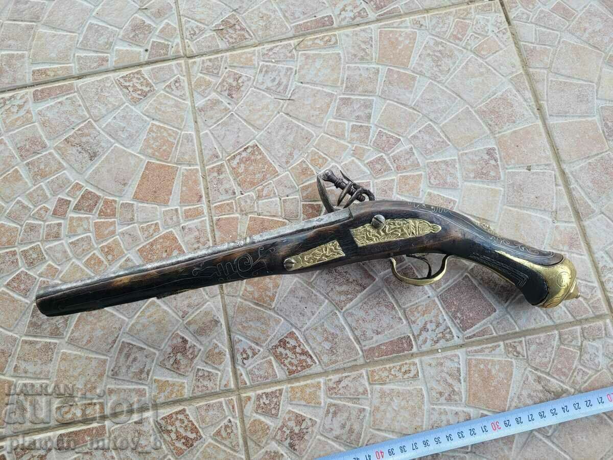 pistol, pistolet, cu cremene - 7