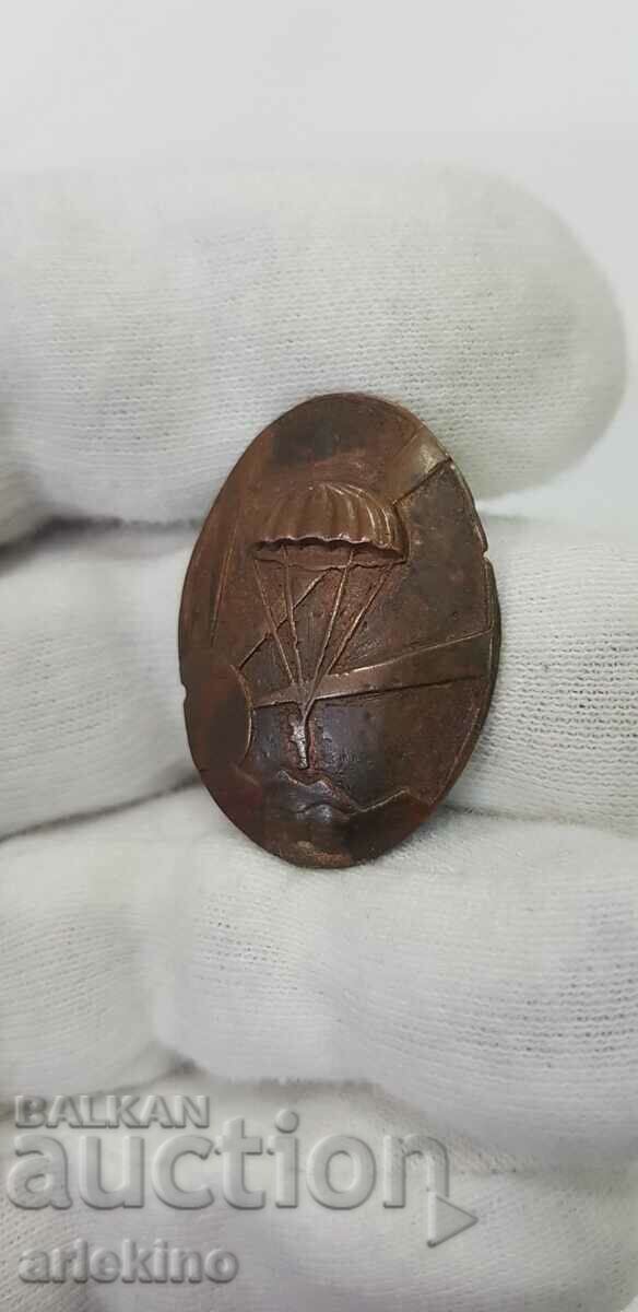 Part for royal insignia, parachute badge #35 - Boris III - 5 Part for royal insignia, parachute badge #35 - Boris III - 5
