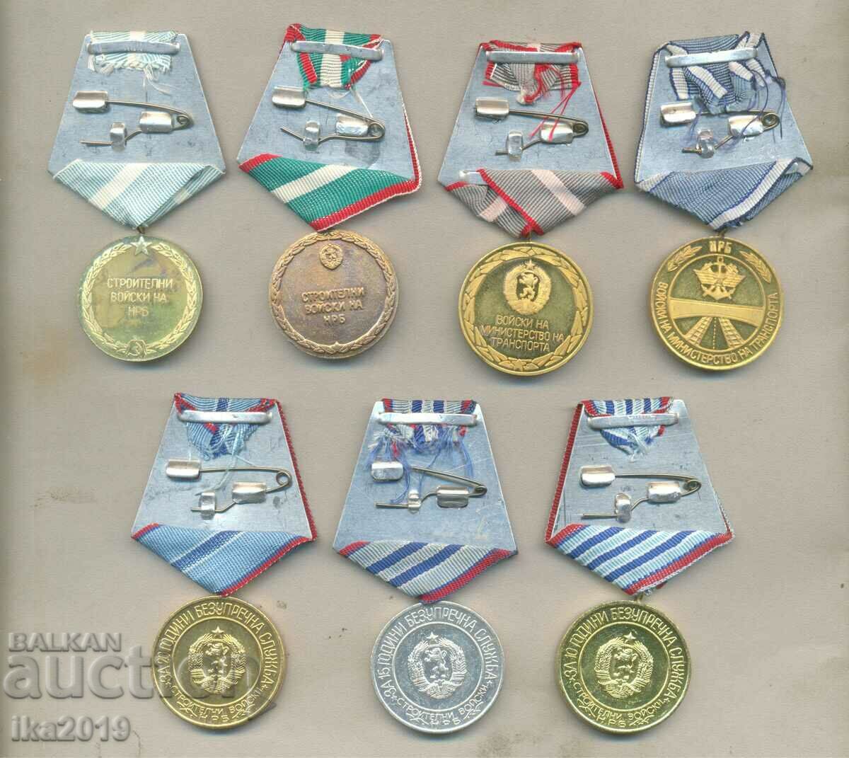 Set of rare medals Construction and Transport Troops with price 97.99 BGN | € 50.10 Set of rare medals Construction and Transport Troops with price 97.99 BGN | € 50.10