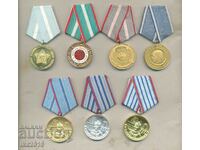 Комплект редки медали Строителни и Транспортни Войски