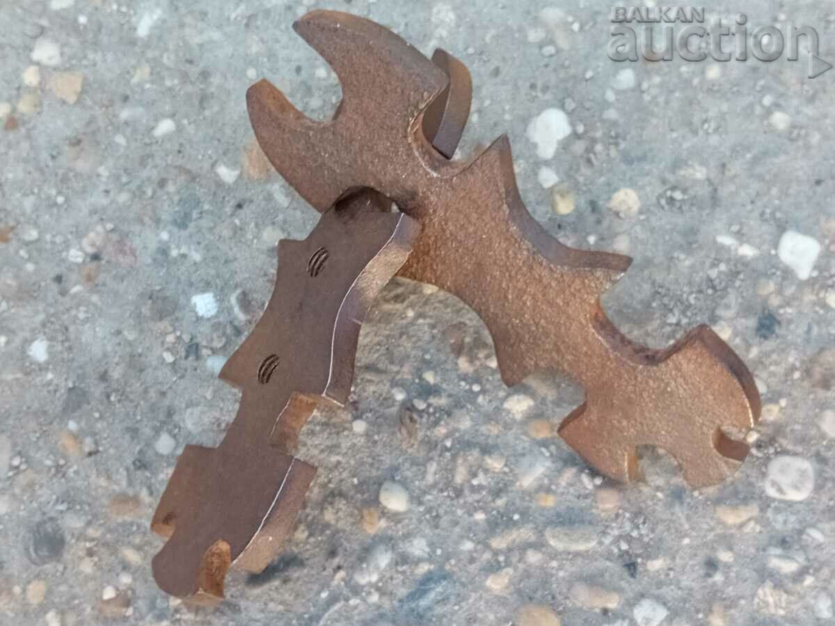 antique combination tools keys lot KIT ZIP - 6