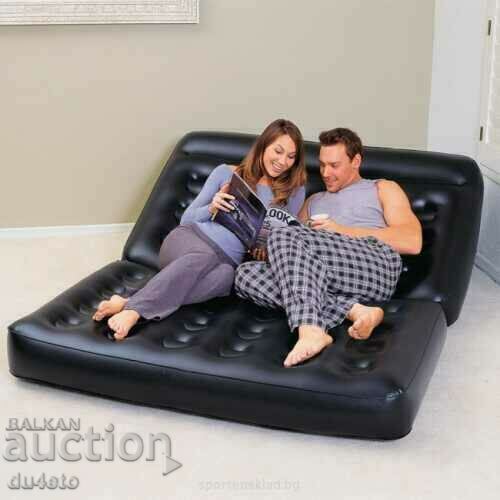 Double inflatable extendable mattress - sofa 5 in 1 BESTWA Double inflatable extendable mattress - sofa 5 in 1 BESTWA
