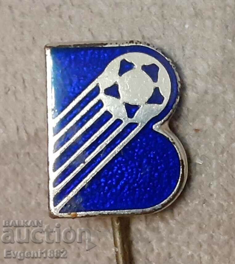Levski Vitosha Old Enamel Badge Football 1985