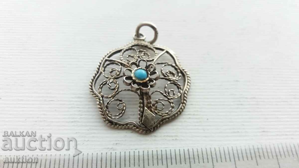 Delivery of silver pendant, filigree necklace Delivery of silver pendant, filigree necklace