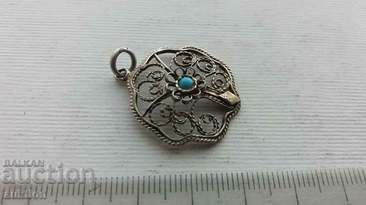 silver pendant, filigree necklace - 5 silver pendant, filigree necklace - 5