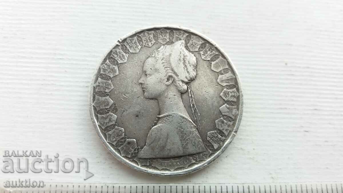 500 LIRES - ITALY - SILVER - 1966 - 5 500 LIRES - ITALY - SILVER - 1966 - 5