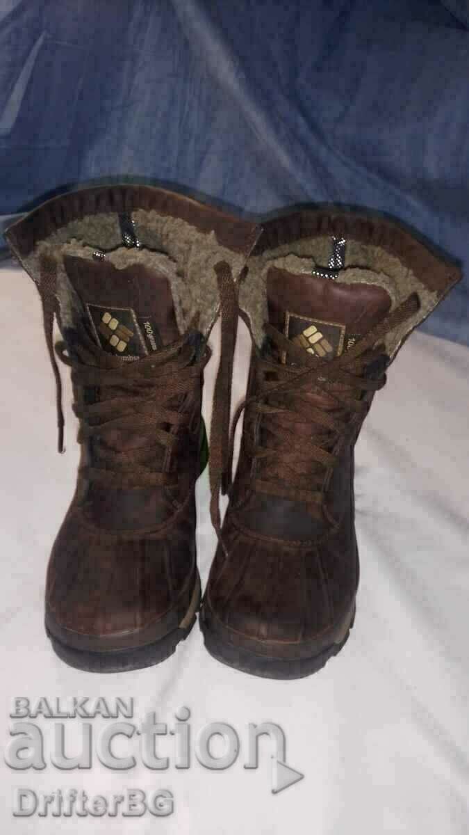 Columbia, leather, boots, size 36