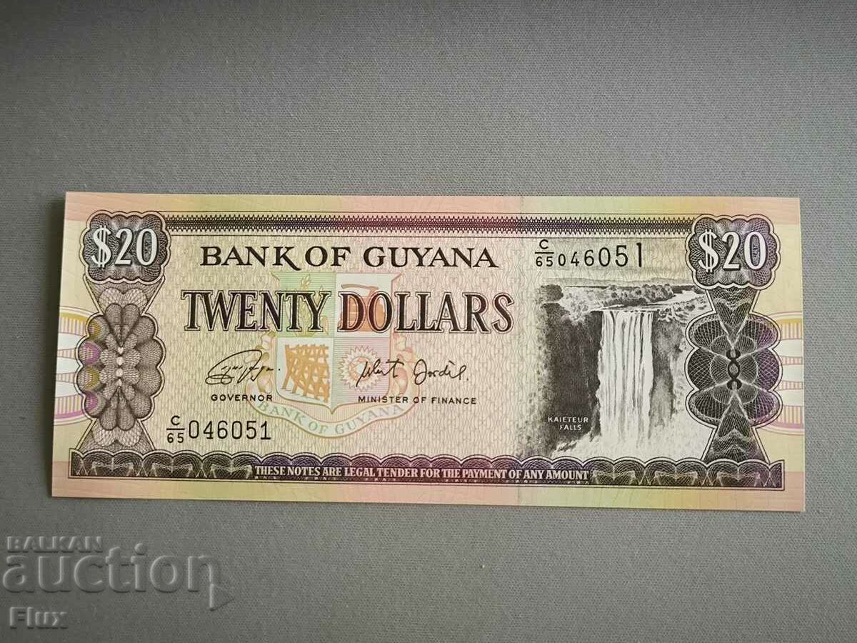 Banknote - Guyana - 20 Dollars UNC | 2018