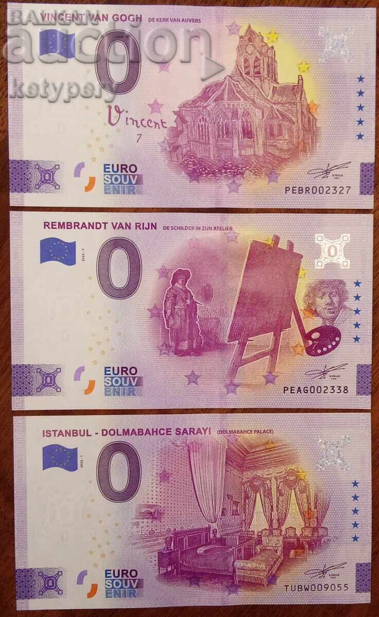 Livrarea BANCNOTE DE 0 EURO SOUVENIR
