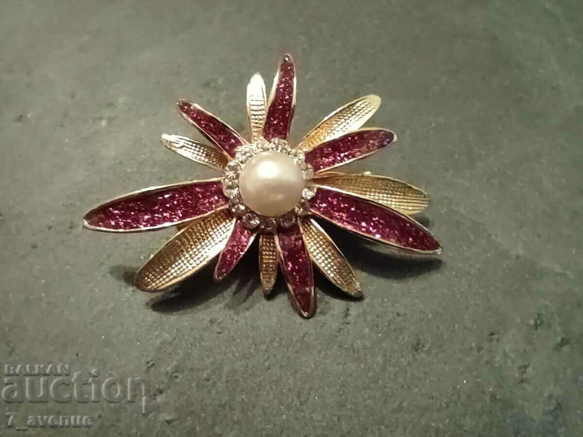 Brooch, flower, large, 25,03.24 with price 99.00 BGN | € 50.62
