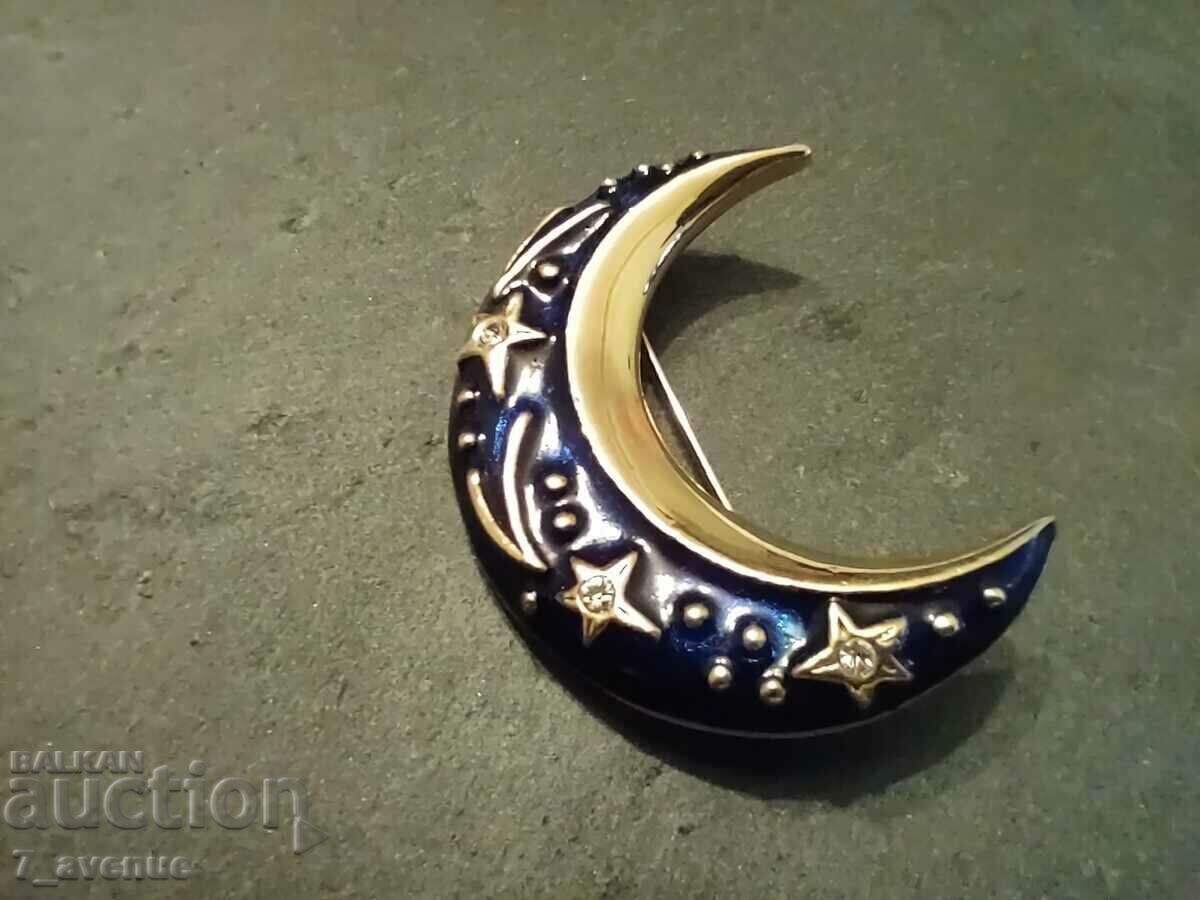 Brooch, moon, moon, 25.03.24