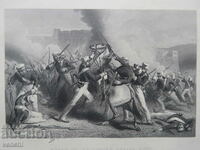1860 - СТАРА ГРАВЮРА - Индийско въстание 1857-1859 г.