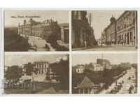 Bulgaria, four views from Ruse, 1930s