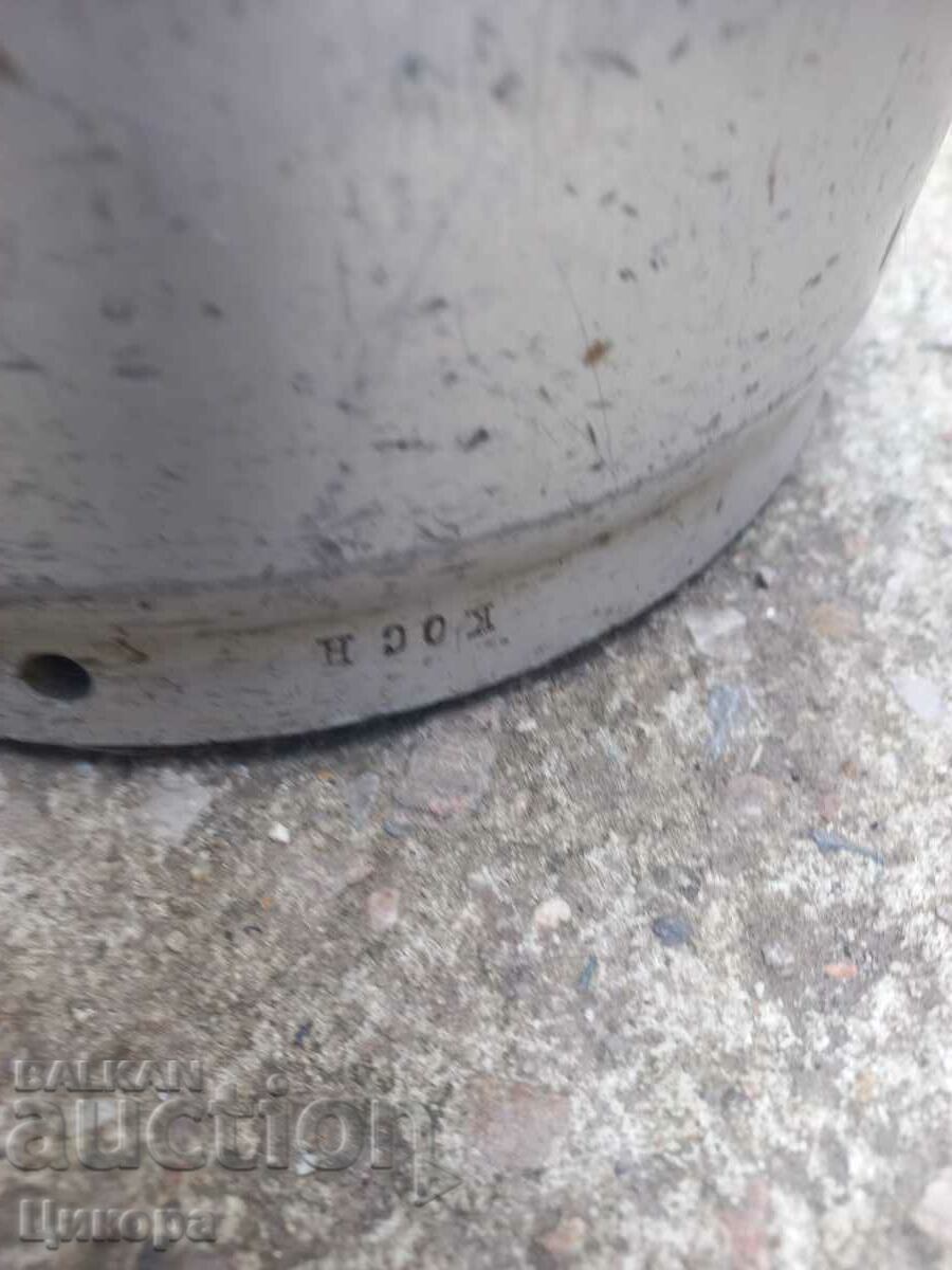 ALUMINUM GUM MILK CONTAINER - 5 ALUMINUM GUM MILK CONTAINER - 5