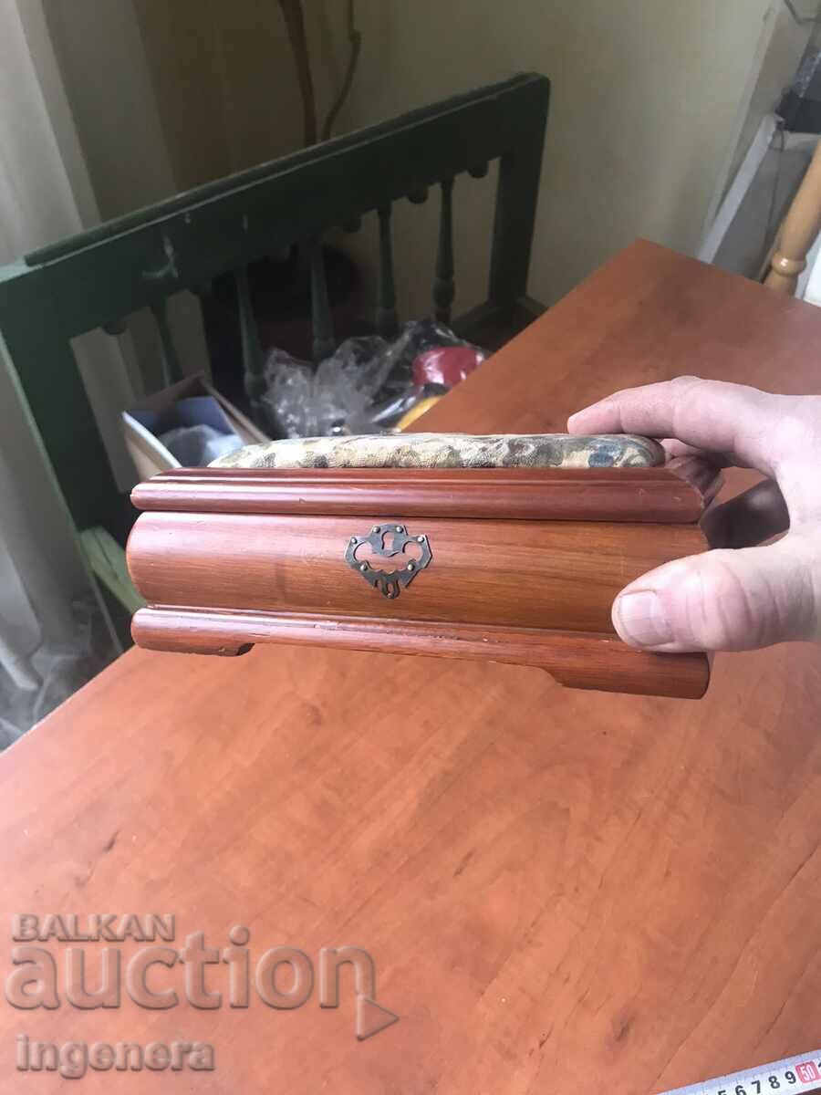 WOODEN FABRIC MIRROR BOX FOR LADIES - 6 WOODEN FABRIC MIRROR BOX FOR LADIES - 6