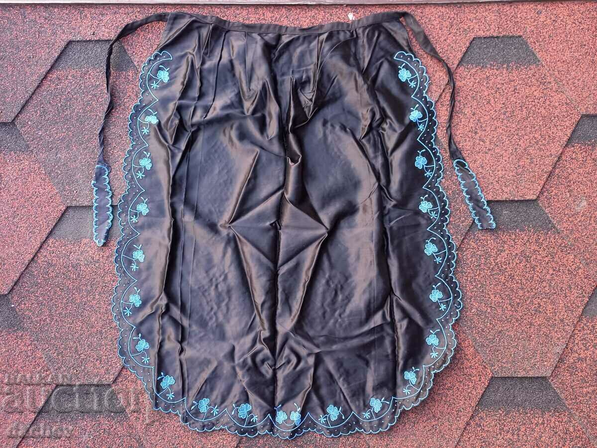 Authentic old satin apron folk costume - 5 Authentic old satin apron folk costume - 5