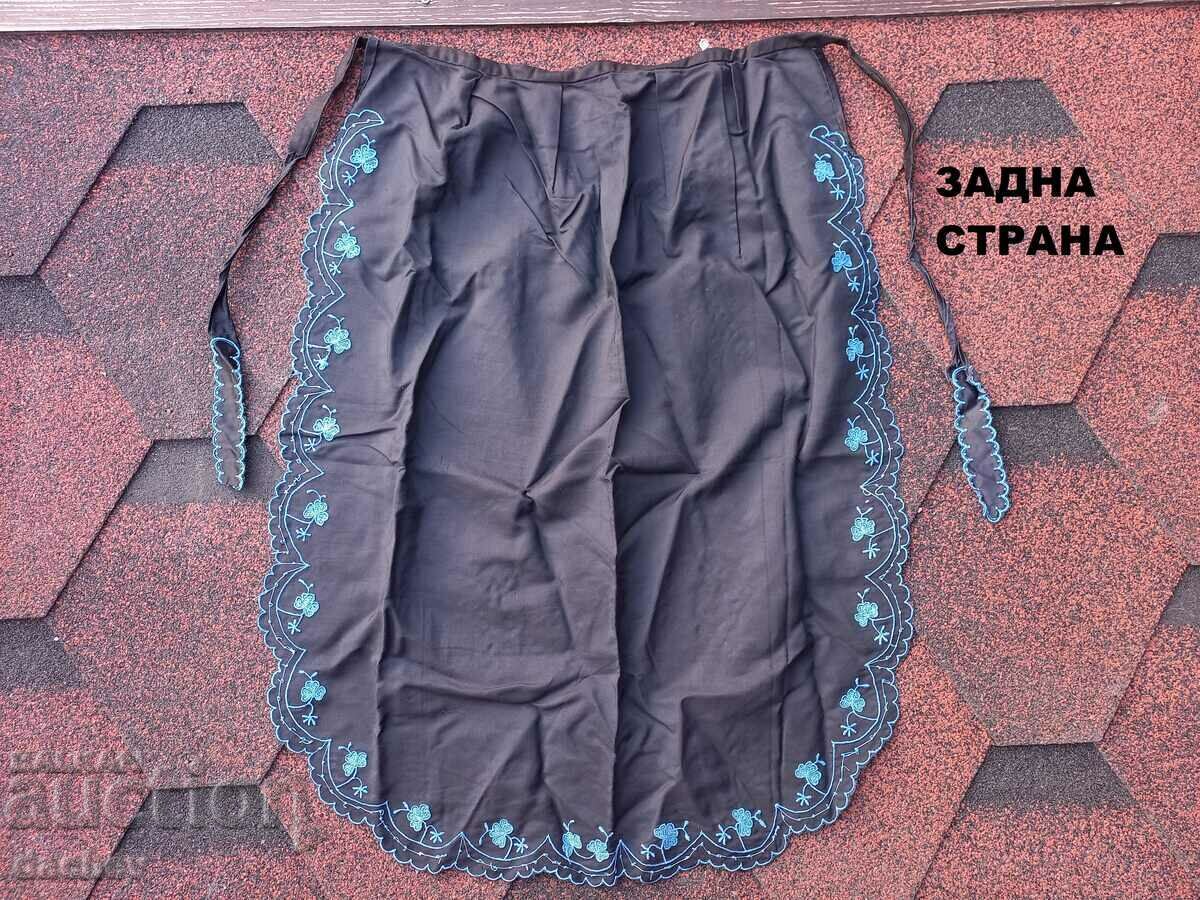 Authentic old satin apron folk costume - 6 Authentic old satin apron folk costume - 6