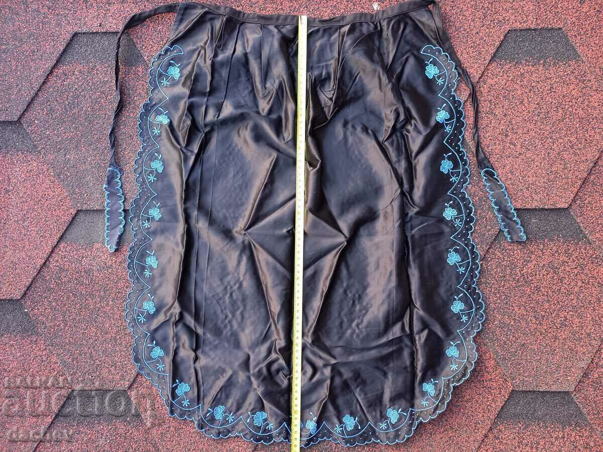 Αυθεντική παλιά σατέν ποδιά λαϊκή φορεσιά