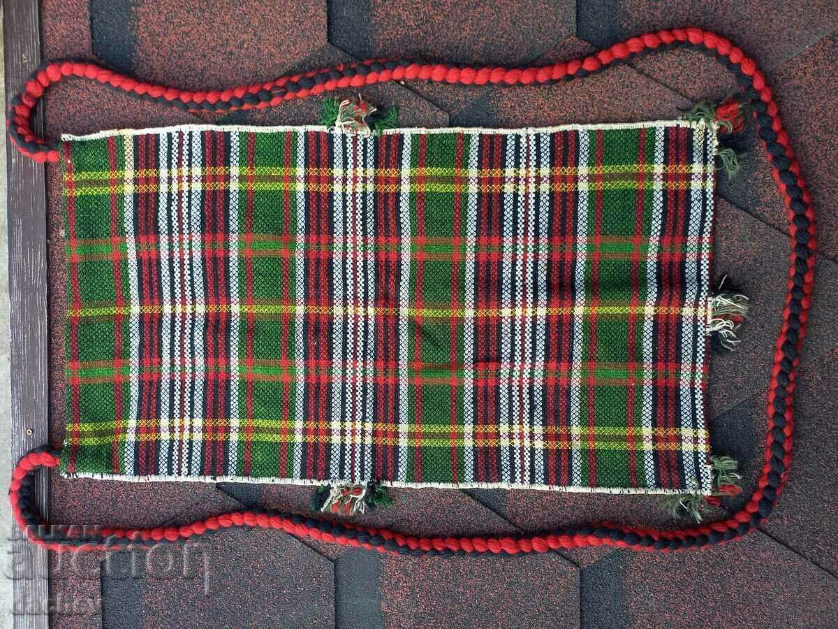LARGE Old Authentic SHEPHERD BAG folk costume - 5