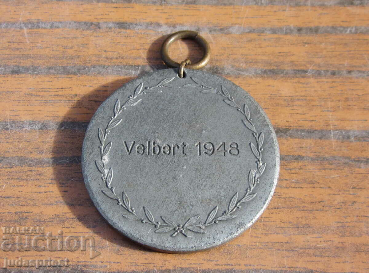 παλιό γερμανικό αθλητικό μετάλλιο ιππασίας 1948 - 5 παλιό γερμανικό αθλητικό μετάλλιο ιππασίας 1948 - 5