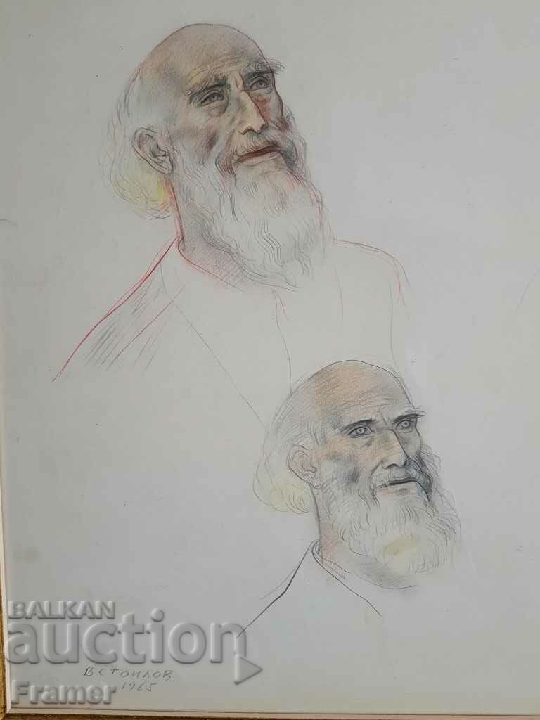 Vasil Stoilov Master 1965 work - the monographed paintings with price 3730.00 BGN | € 1907.12 Vasil Stoilov Master 1965 work - the monographed paintings with price 3730.00 BGN | € 1907.12