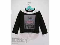 Children's blouse with lace LONDON