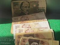 Banknote Banknotes Bulgaria 100 200 500 BGN