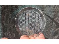 Glass mat - The flower of life