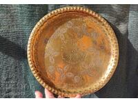 Bronze tray, 29 cm diameter