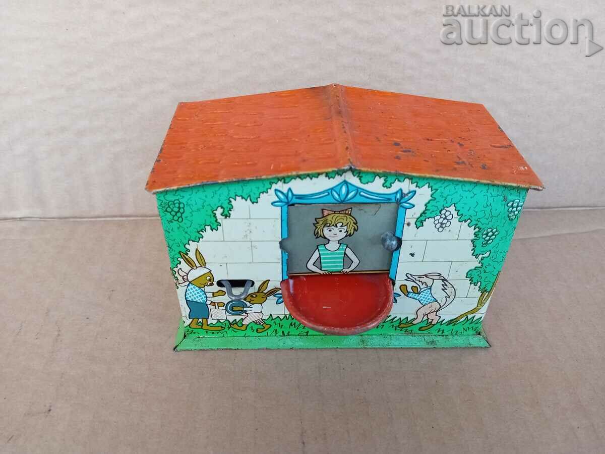 Children's tin toy savings bank 70s retro - 5 Children's tin toy savings bank 70s retro - 5