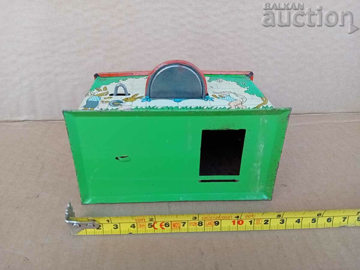 Children's tin toy savings bank 70s retro - 7 Children's tin toy savings bank 70s retro - 7
