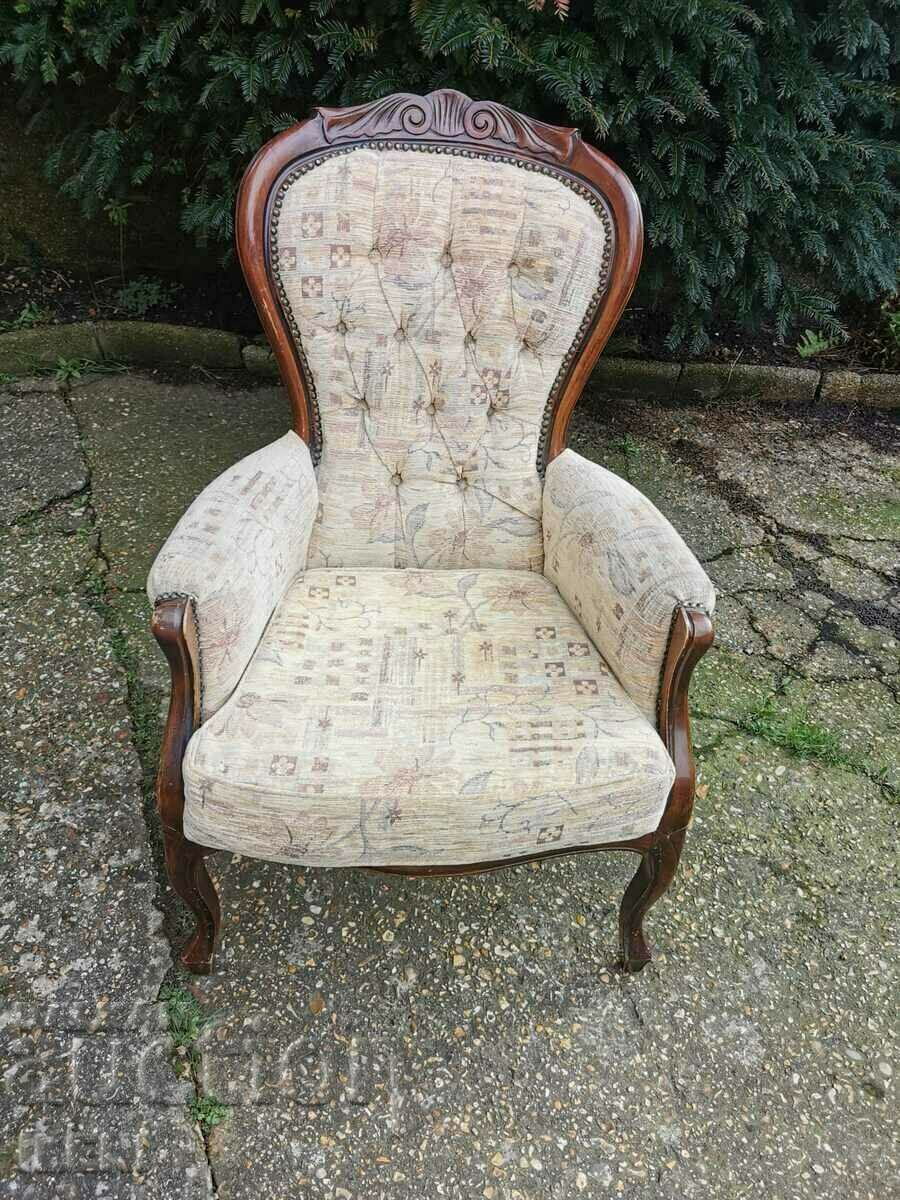 Vintage καρέκλα, πολυθρόνα αγγλικού στυλ
