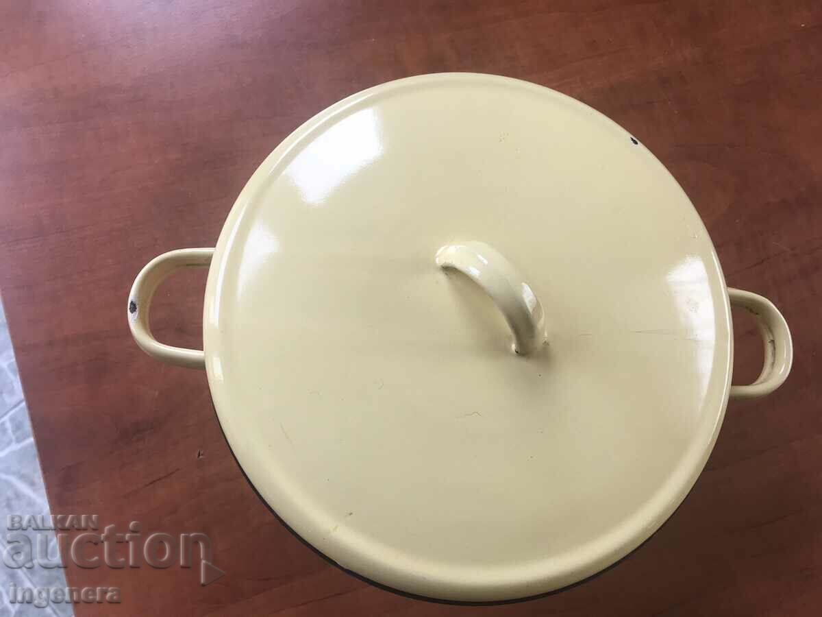 BULGARIA ENAMELED DISH - 6 BULGARIA ENAMELED DISH - 6