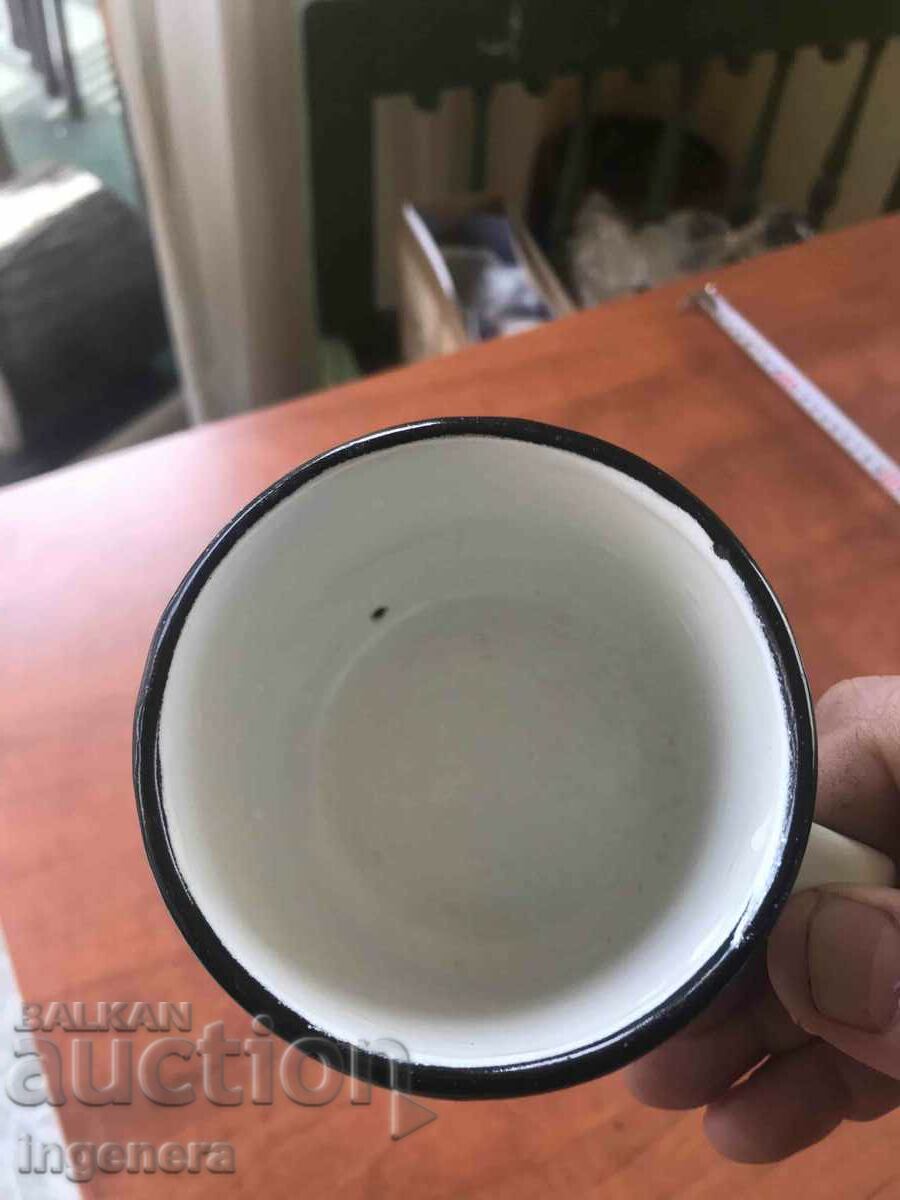 Auction ENAMELLED METAL JUG - USSR Auction ENAMELLED METAL JUG - USSR