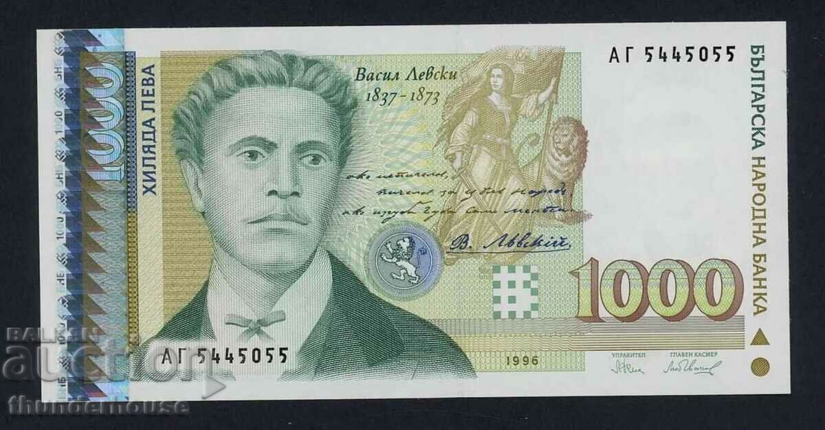 Банкнота 1000 лева 1996 г. UNC