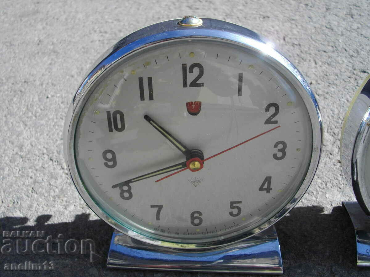 LOT OF OLD CHINESE ALARM CLOCKS with price 25.00 BGN | € 12.78 LOT OF OLD CHINESE ALARM CLOCKS with price 25.00 BGN | € 12.78