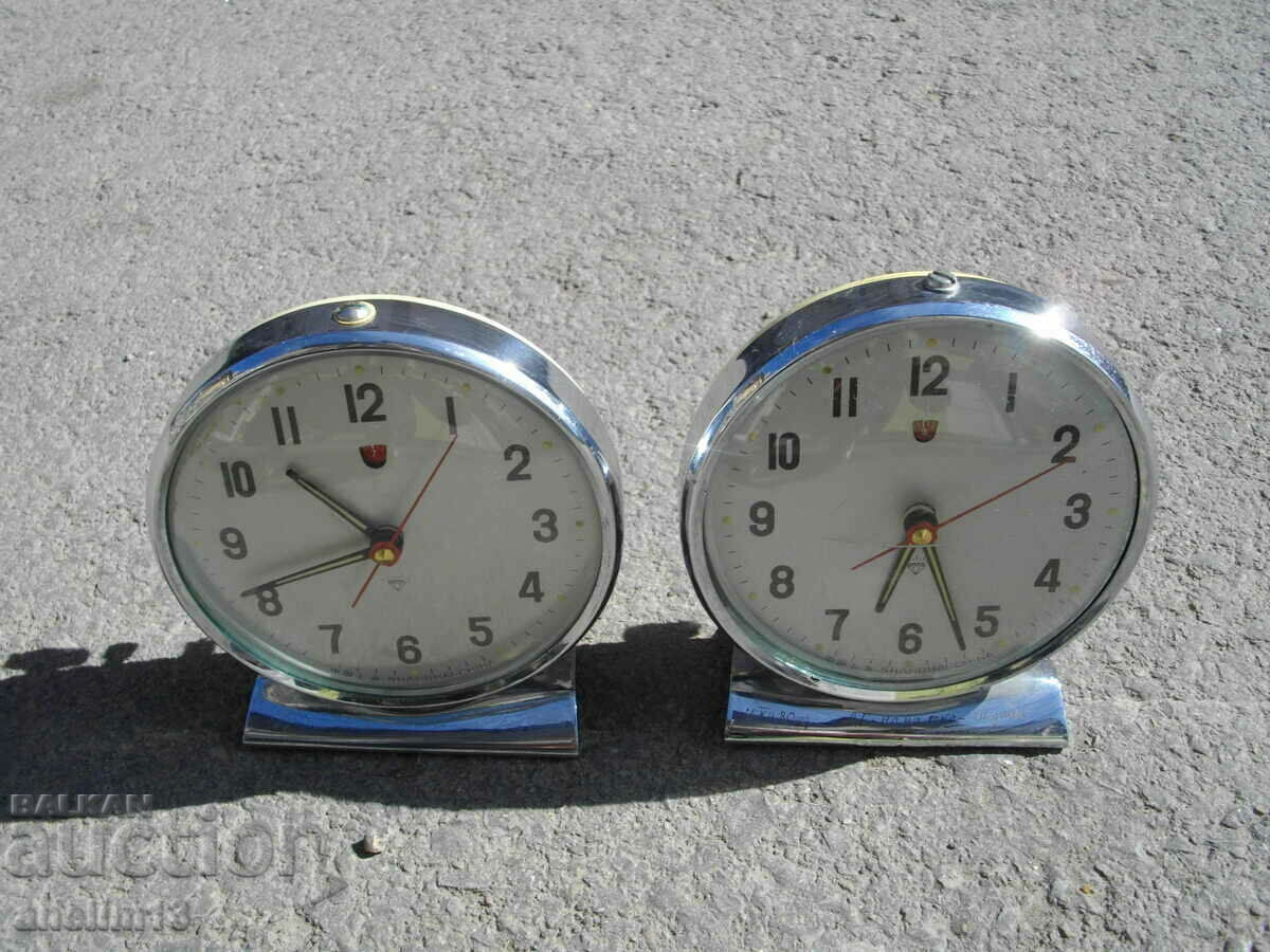 LOT OF OLD CHINESE ALARM CLOCKS