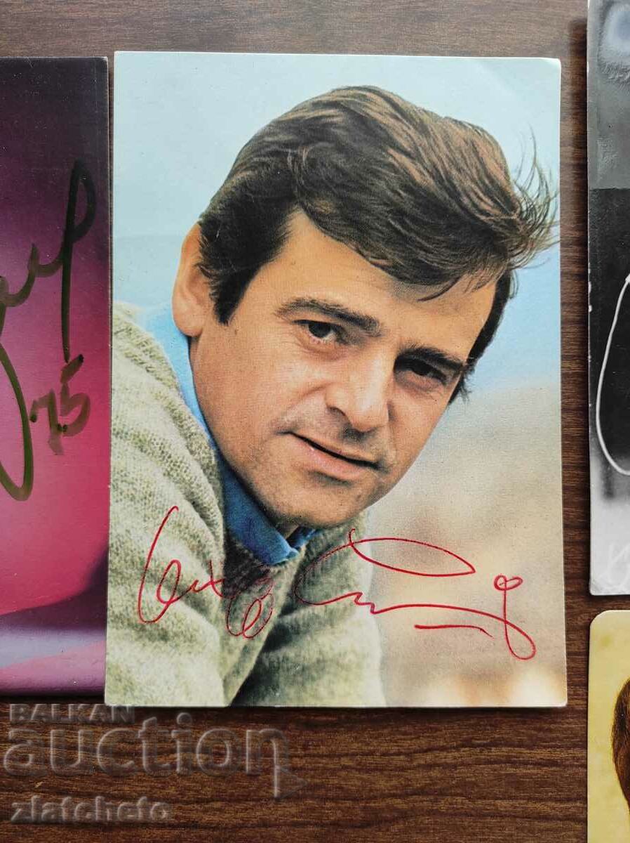 Δημοπρασία Πολλές τέσσερις κάρτες αυτόγραφων Δημοπρασία Πολλές τέσσερις κάρτες αυτόγραφων