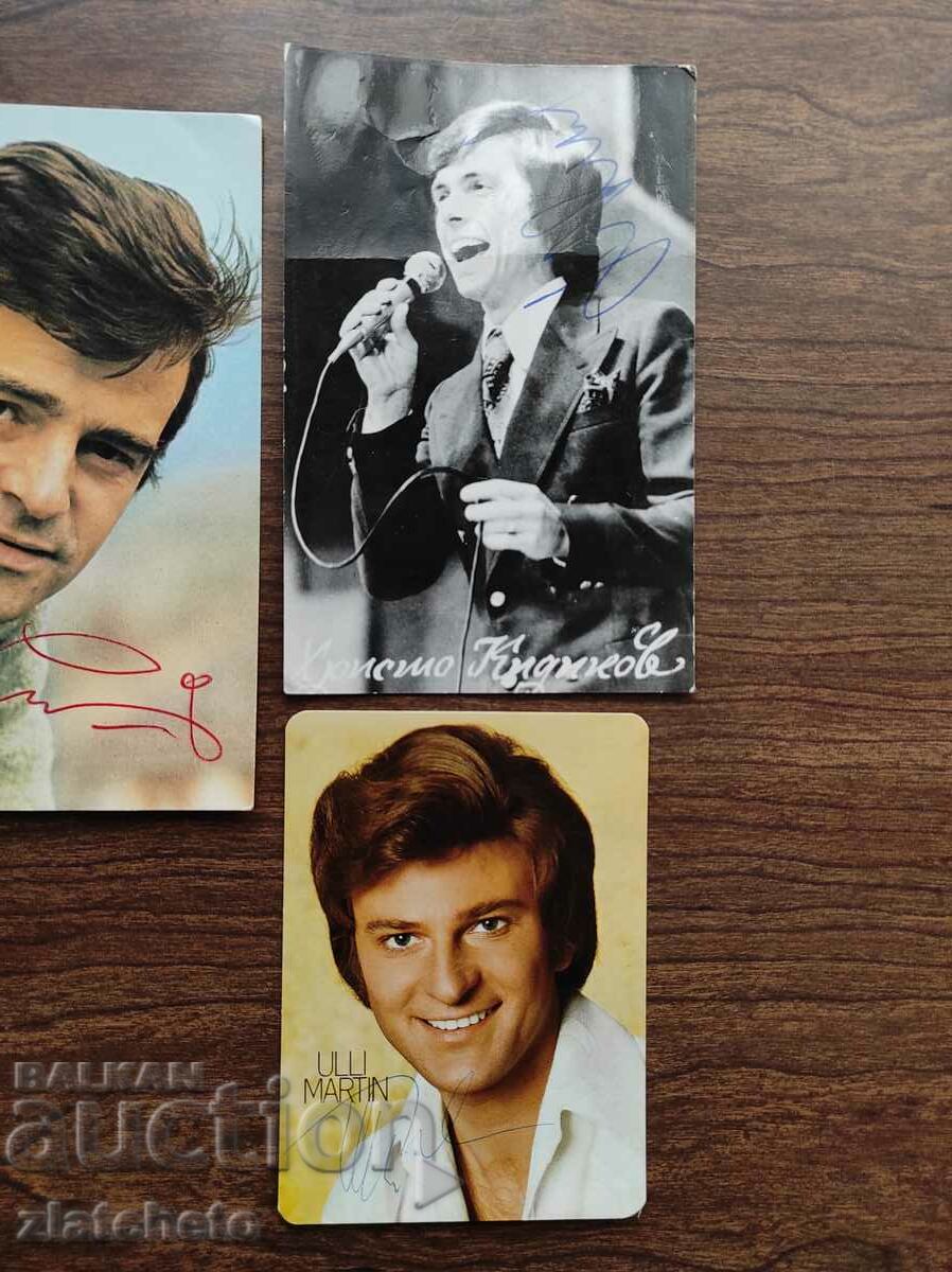 Παράδοση Πολλές τέσσερις κάρτες αυτόγραφων Παράδοση Πολλές τέσσερις κάρτες αυτόγραφων