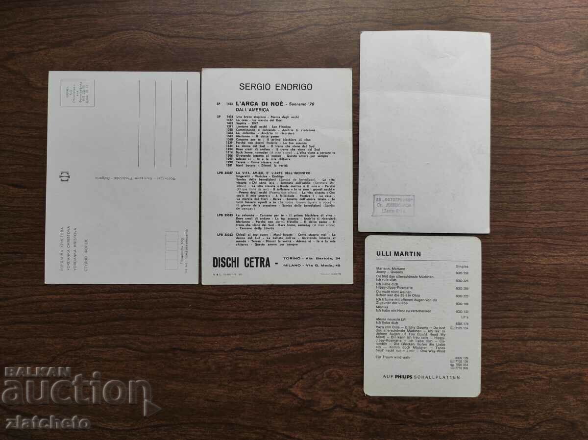 Πολλές τέσσερις κάρτες αυτόγραφων - 5 Πολλές τέσσερις κάρτες αυτόγραφων - 5